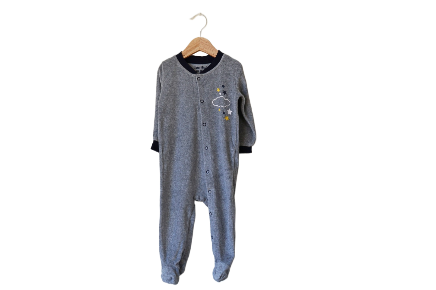 Babygrow c/ pés para Bebé Menino de 6 - 9 meses | Clobies