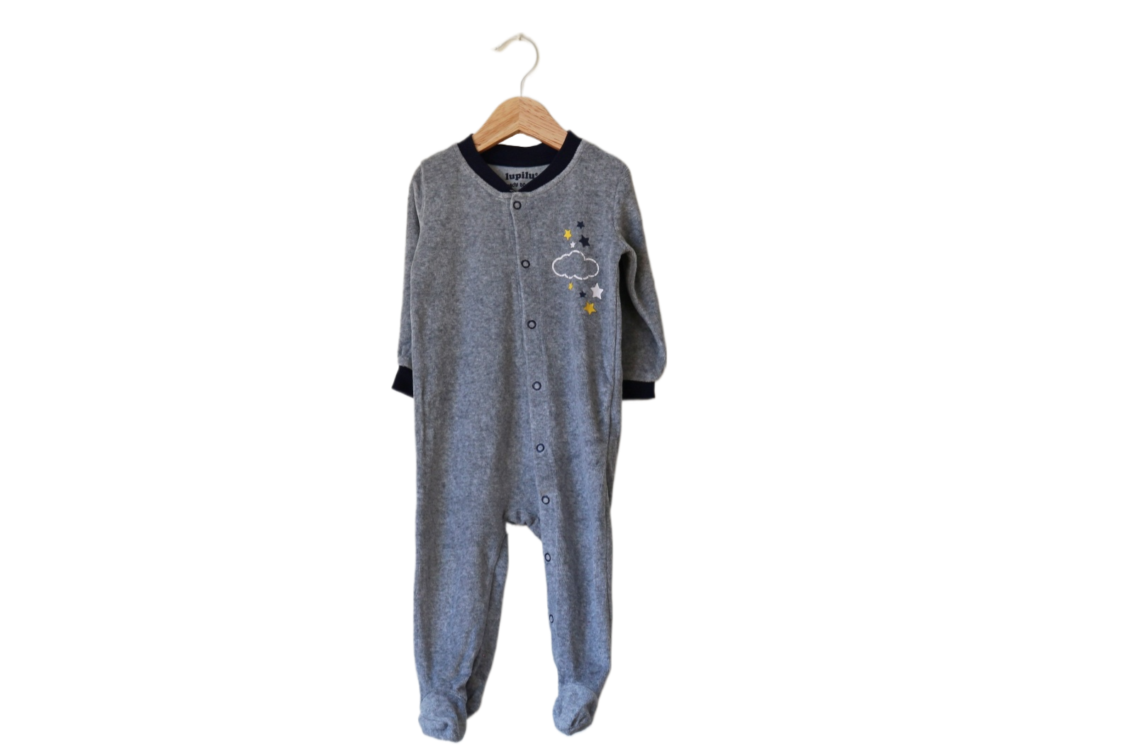 Babygrow c/ pés para Bebé Menino de 6 - 9 meses | Clobies