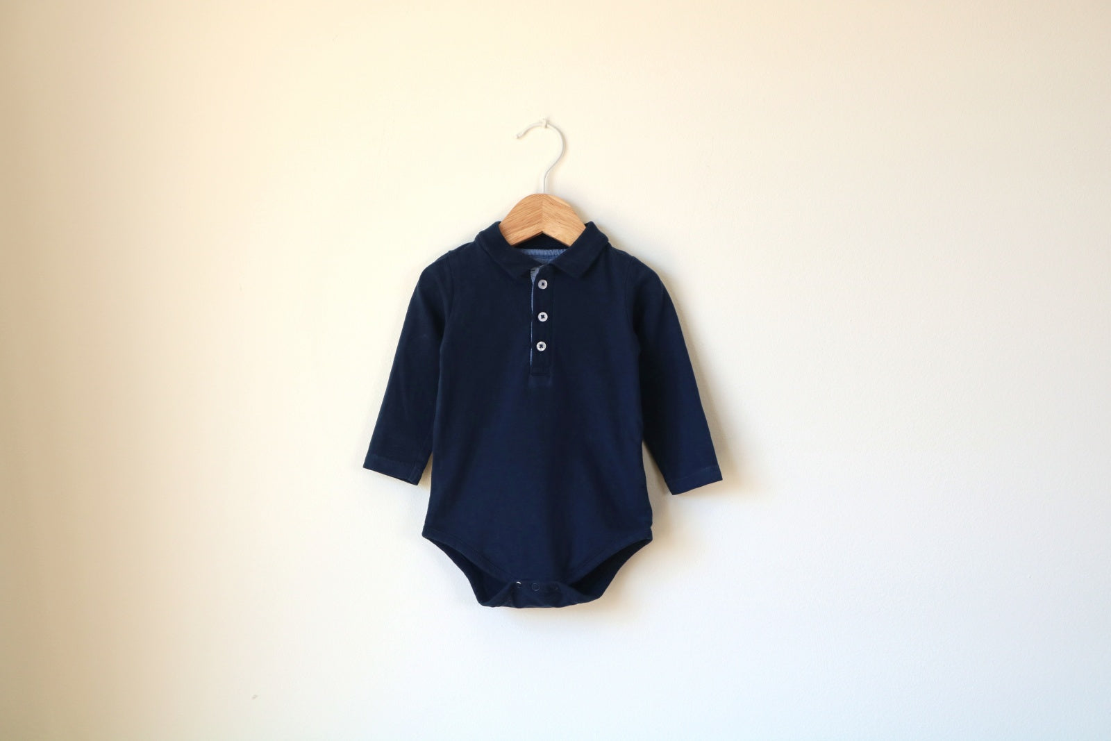 Body Polo manga comprida para Bebé Menino de 3 - 6 meses | Clobies
