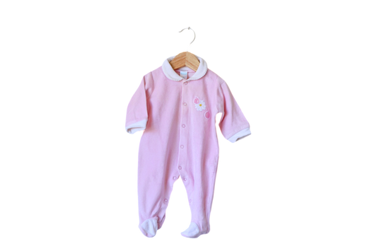 Babygrow c/ pés para Bebé Menina de 0/1 meses | Clobies