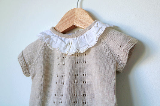 Body with short sleeve collar ▪️ Baby 1 - 3 months