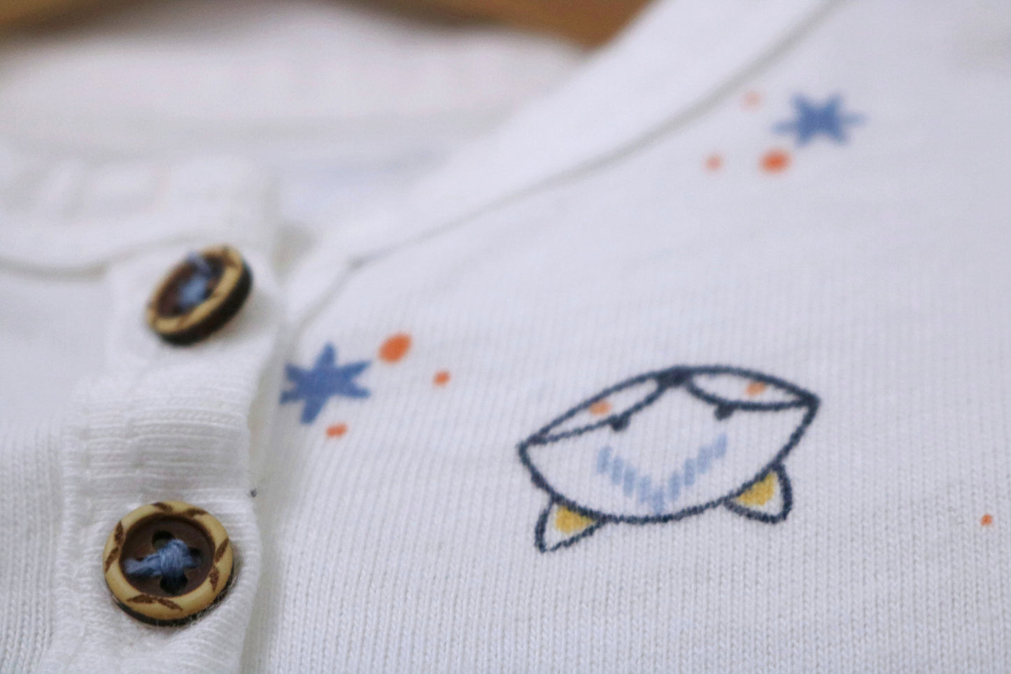 Camisola de Algodão Fina ▪️ Bebé 3 - 6 meses