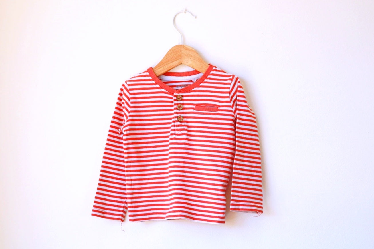 Camisola de Algodão Fina ▪️ Bebé 6 - 9 meses