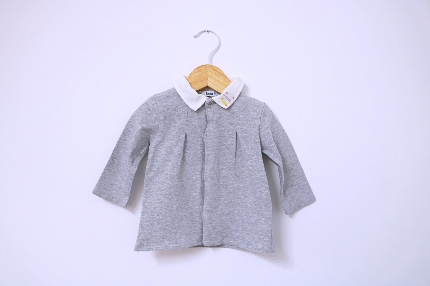 Camisola de Algodão Fina ▪️ Bebé 1 - 3 meses