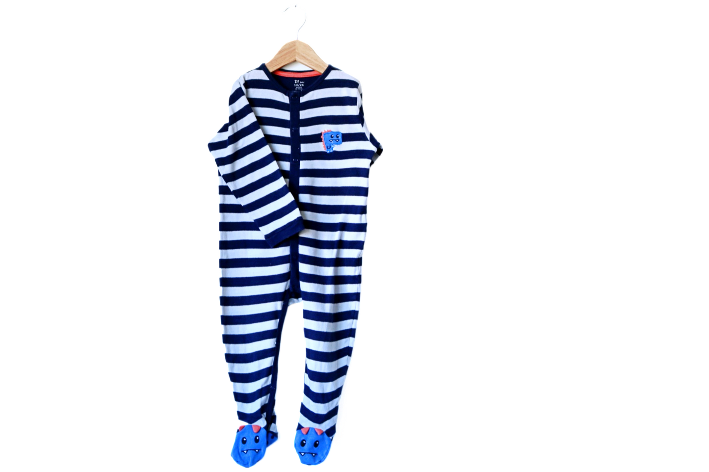 Babygrow c/ pés para Bebé Menino de 18 - 24 meses | Clobies