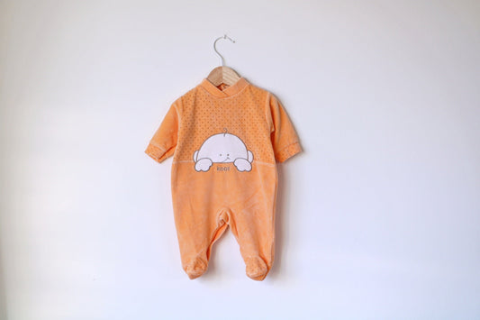 Babygrow c/ pés para Bebé Menina de 0/1 meses | Clobies