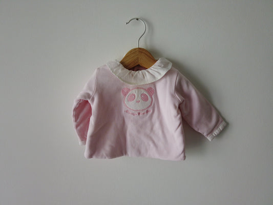 Camisola de Algodão Grossa para Bebé Menina de 1 - 3 meses | Clobies