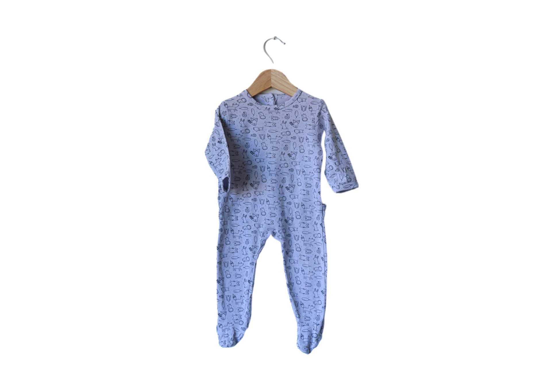 Babygrow c/ pés para Bebé Menina, Bebé Menino de 3 - 6 meses | Clobies