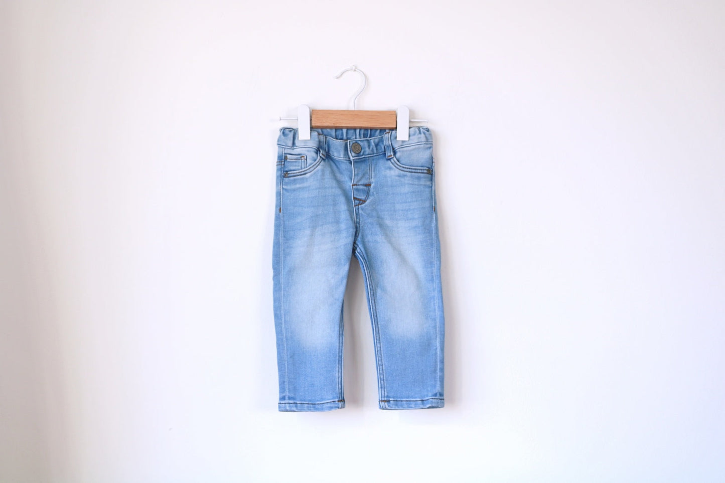 Calças de ganga (jeans) para Bebé Menino de 9 - 12 meses | Clobies