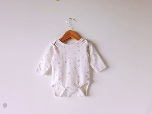 Body manga comprida para Bebé Menina de 1 - 3 meses | Clobies