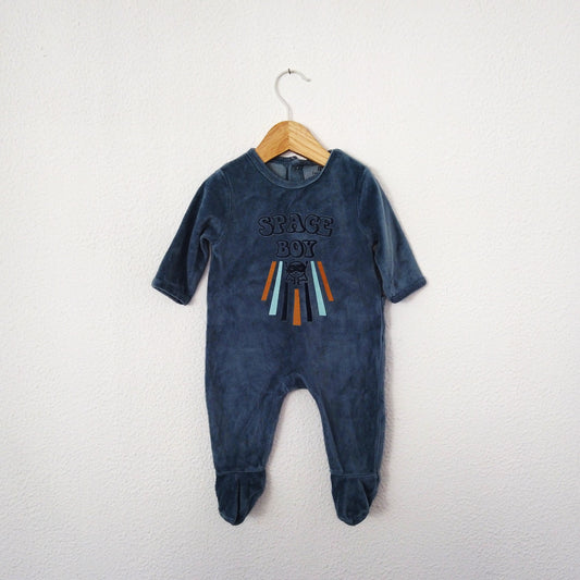 Babygrow c/ pés para Bebé Menino de 1 - 3 meses | Clobies