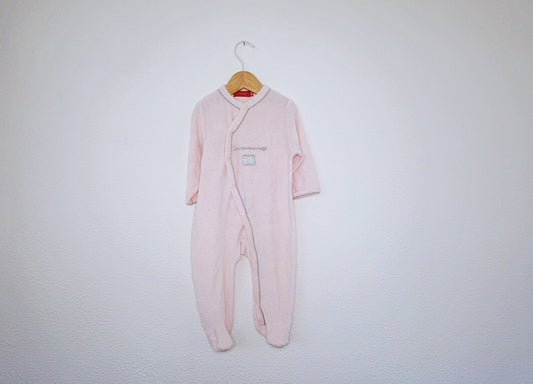 Babygrow c/ pés para Bebé Menina de 6 - 9 meses | Clobies