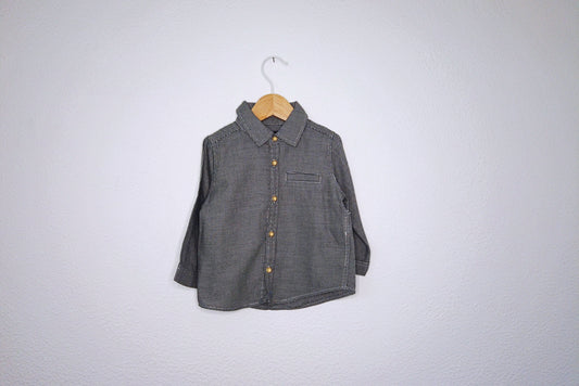 Camisa para Bebé Menino de 6 - 9 meses | Clobies
