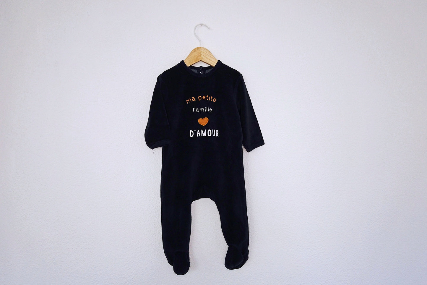 Babygrow c/ pés para Bebé Menina de 6 - 9 meses | Clobies