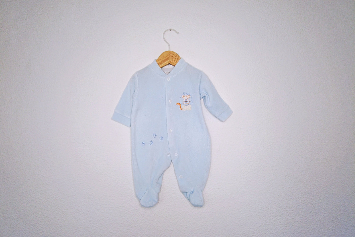 Babygrow c/ pés para Bebé Menino de 0/1 meses | Clobies