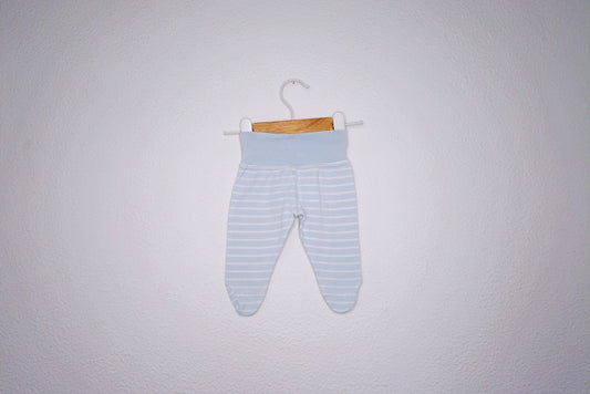 Calças c/ pés para Bebé Menino de 0/1 meses | Clobies