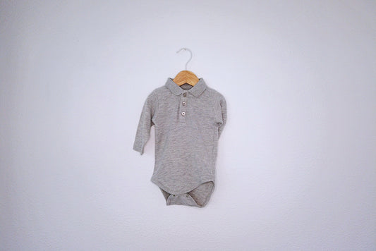 Body Polo manga comprida para Bebé Menino de 0/1 meses | Clobies