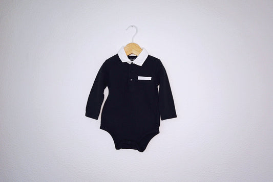 Body Polo manga comprida para Bebé Menino de 3 - 6 meses | Clobies