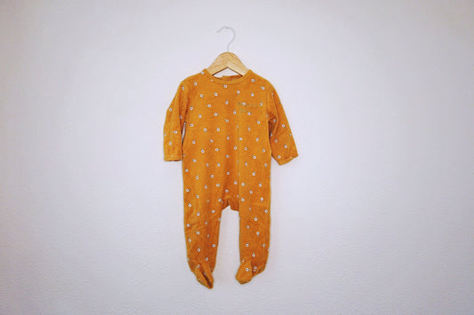 Babygrow c/ pés para Bebé Menina de 3 - 6 meses | Clobies