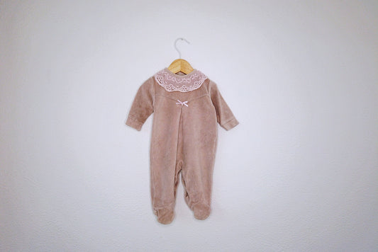 Babygrow c/ pés para Bebé Menina de 0/1 meses | Clobies