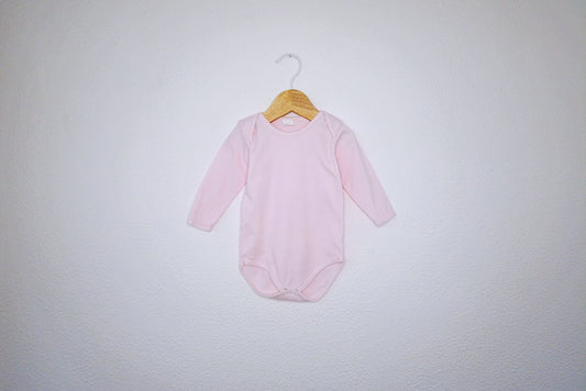 Body manga comprida para Bebé Menina de 6 - 9 meses | Clobies