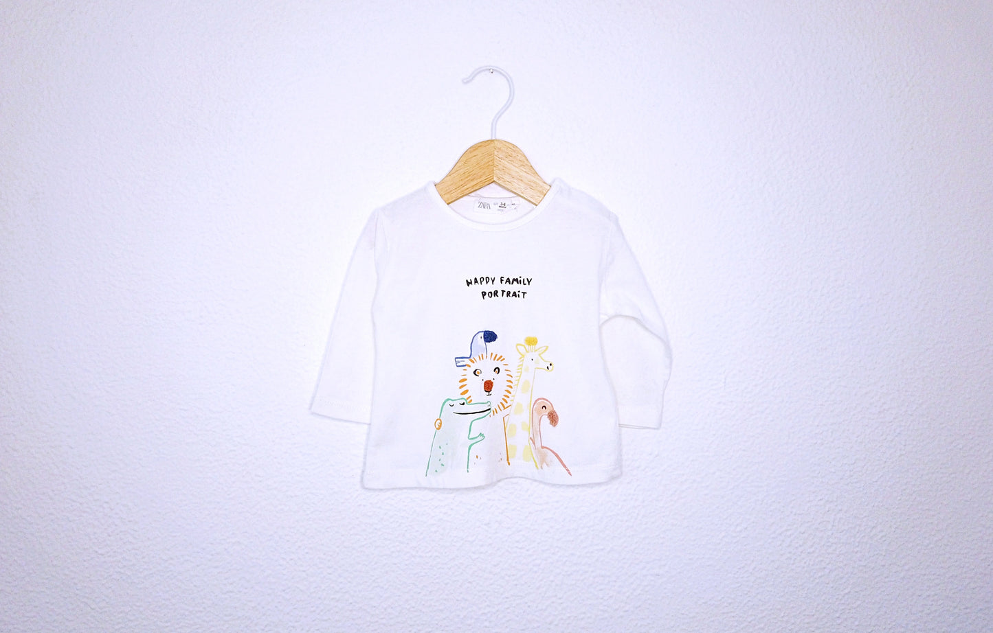 Camisola de Algodão Fina ▪️ Bebé 3 - 6 meses