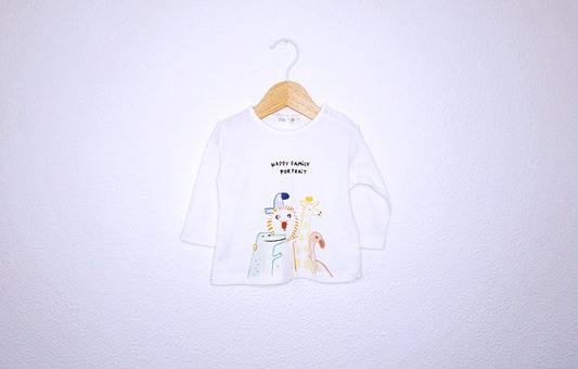 Camisola de Algodão Fina ▪️ Bebé 3 - 6 meses