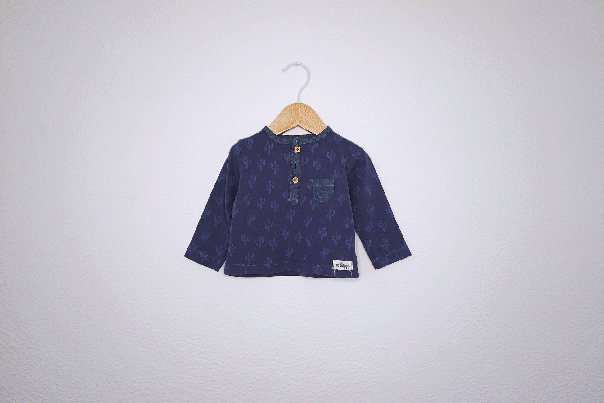 Camisola de Algodão Fina para Bebé Menino de 1 - 3 meses | Clobies