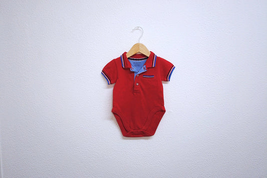 Body polo manga curta para Bebé Menino de 3 - 6 meses | Clobies