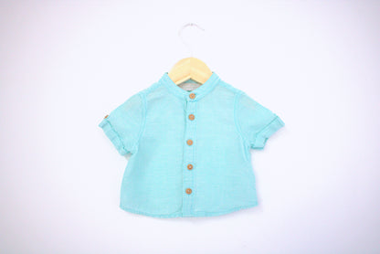 Camisa para Bebé Menino de 1 - 3 meses | Clobies