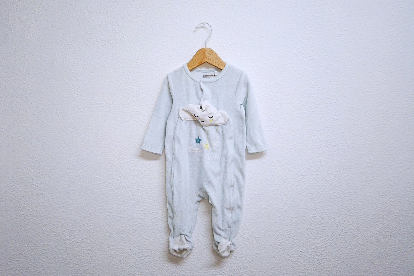 Babygrow c/ pés para Bebé Menino de 3 - 6 meses | Clobies