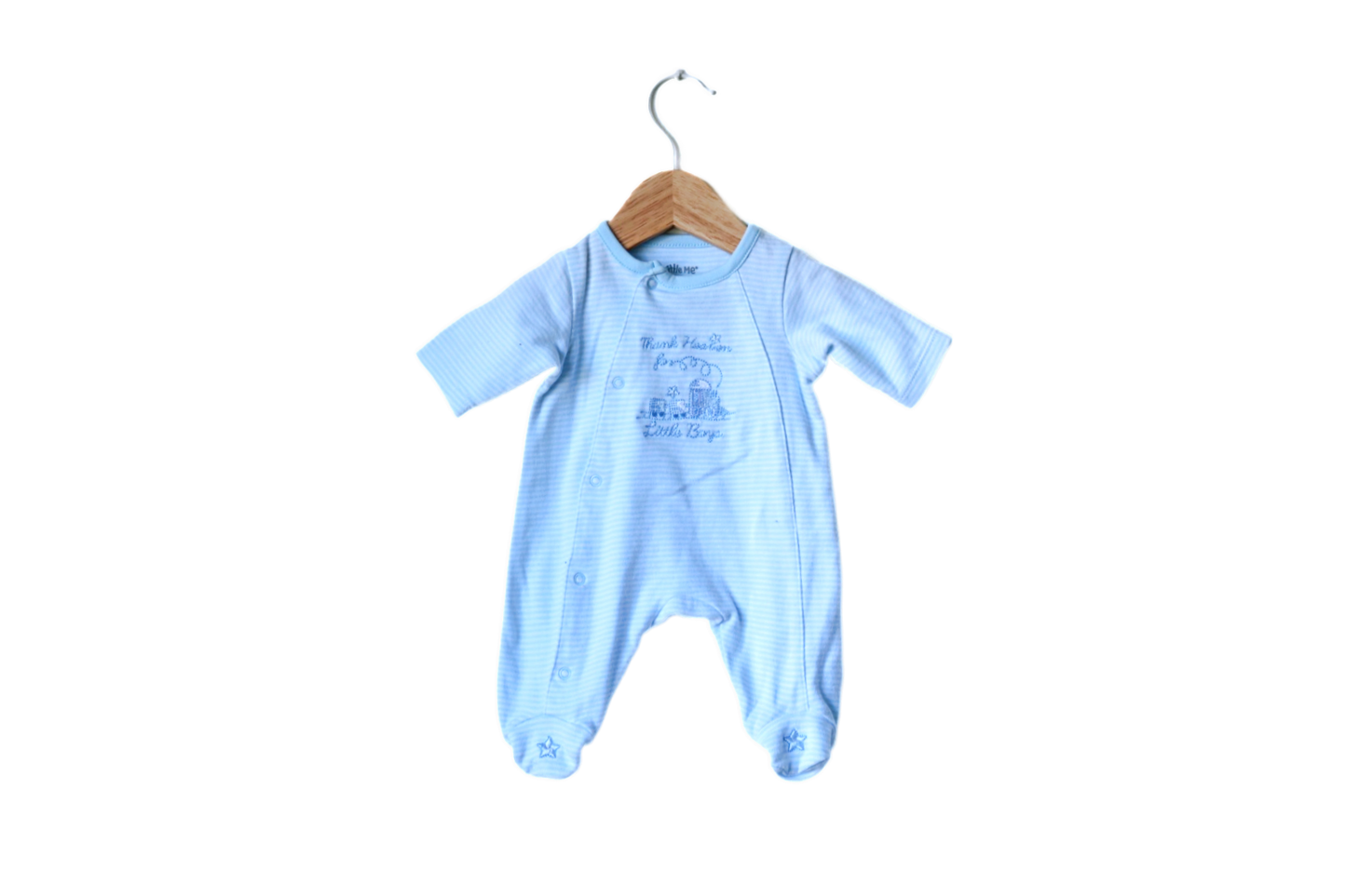 Babygrow c/ pés para Bebé Menino de 0 meses | Clobies