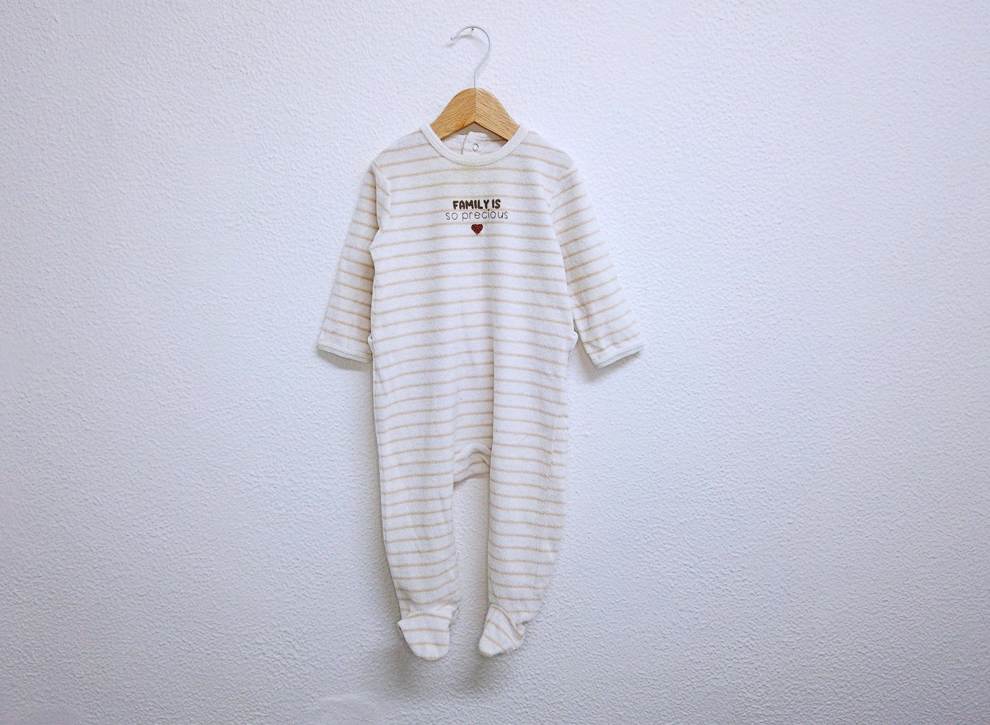 Babygrow c/ pés para Bebé Menina de 9 - 12 meses | Clobies