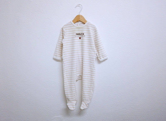 Babygrow c/ pés para Bebé Menina de 9 - 12 meses | Clobies