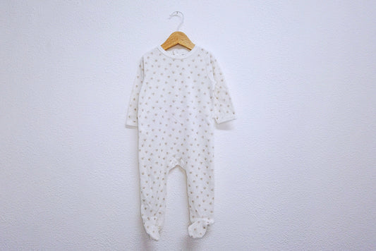 Babygrow c/ pés para Bebé Menina de 9 - 12 meses | Clobies