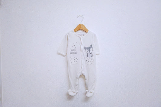 Babygrow c/ pés para Bebé Menina, Bebé Menino de 1 - 3 meses | Clobies