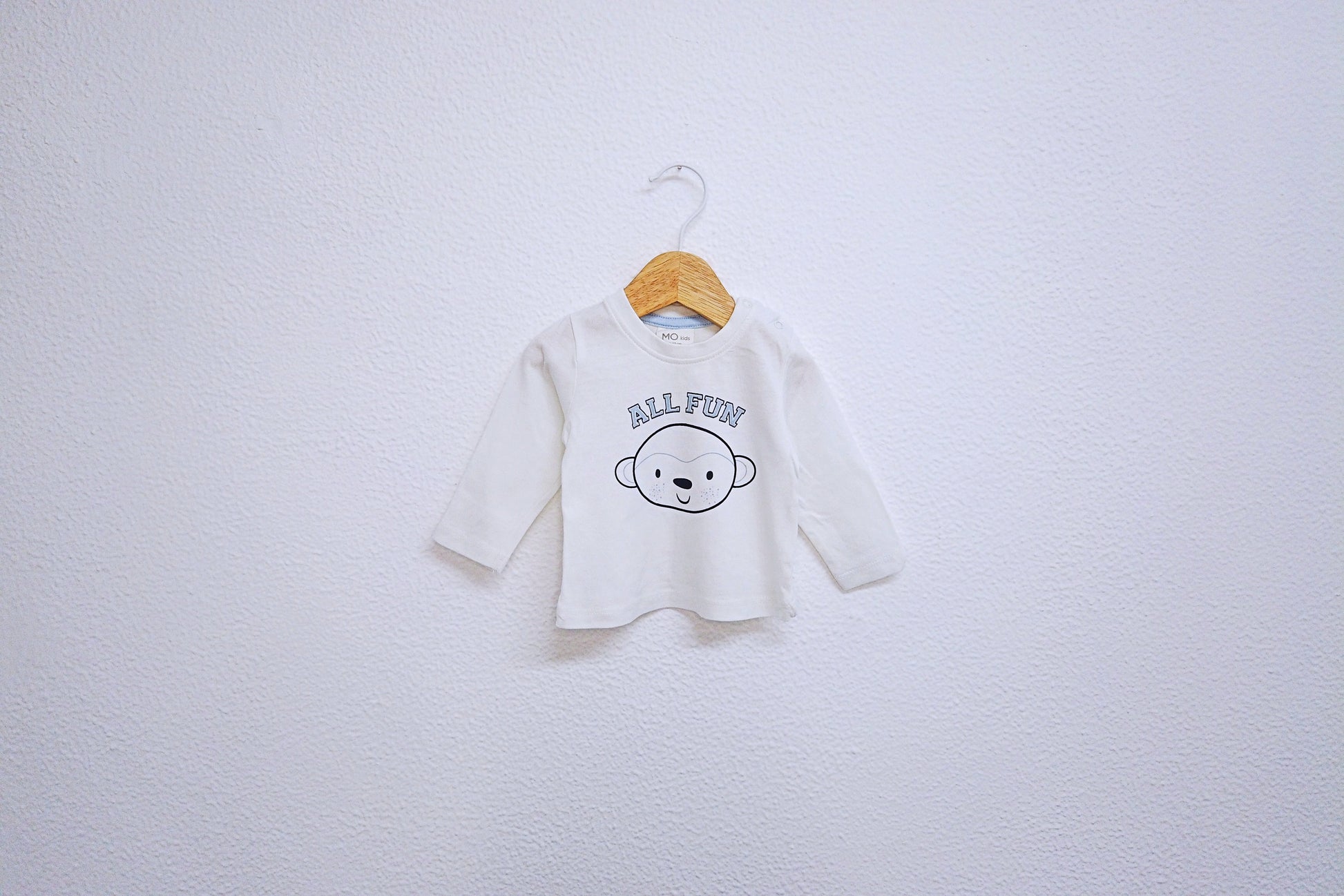 Camisola de Algodão Fina para Bebé Menino de 1 - 3 meses | Clobies