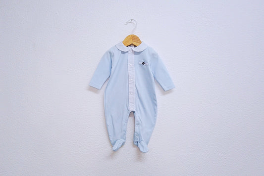 Babygrow c/ pés para Bebé Menino de 0/1 meses | Clobies