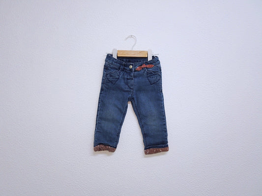 Calças de ganga (jeans) ▪️ Bebé 9 - 12 meses