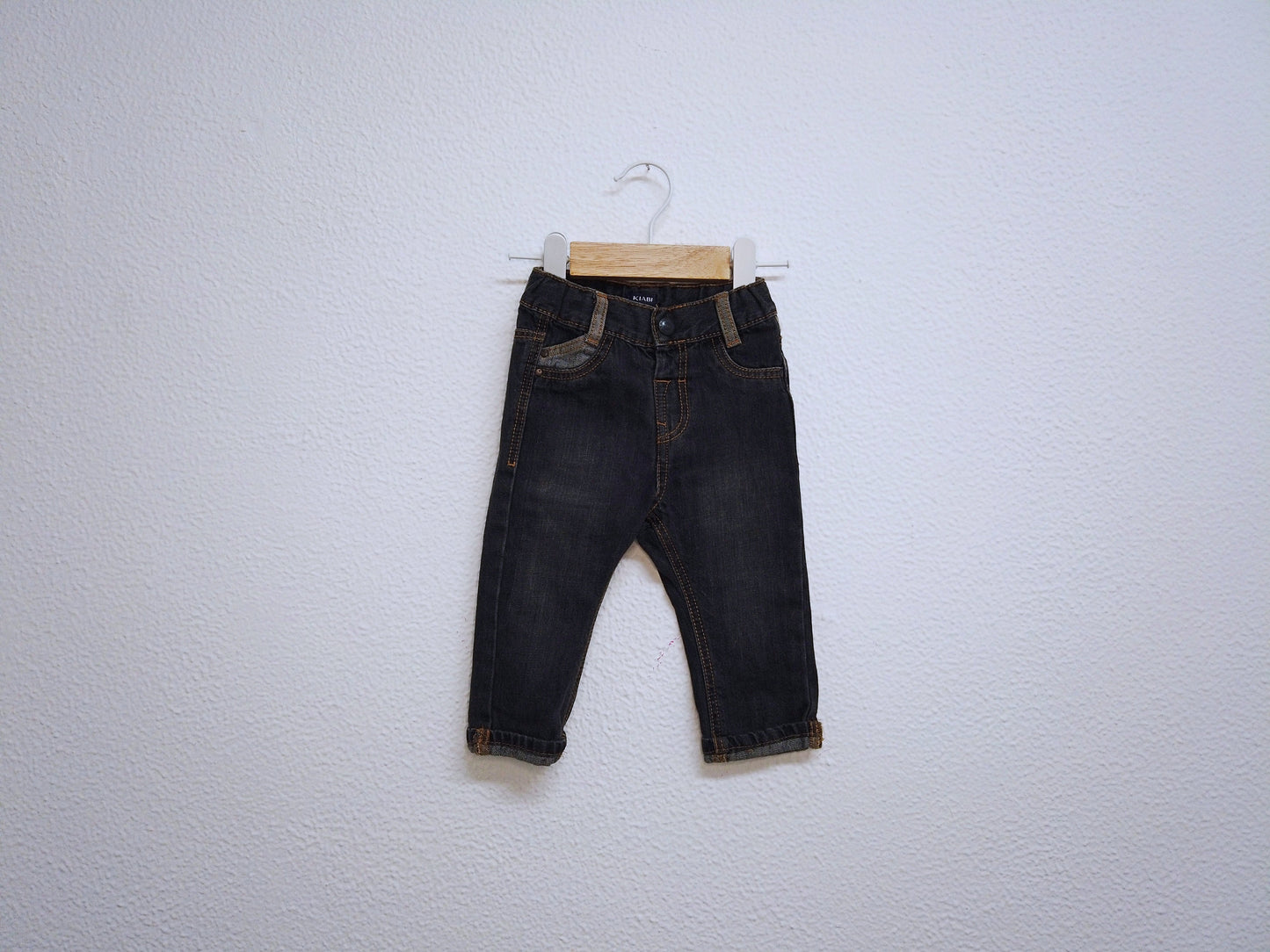 Calças de ganga (jeans) para Bebé Menino de 6 - 9 meses | Clobies