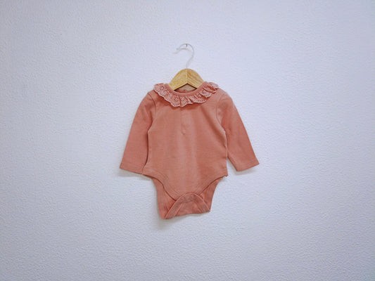 Body com gola manga comprida para Bebé Menina de 1 - 3 meses | Clobies