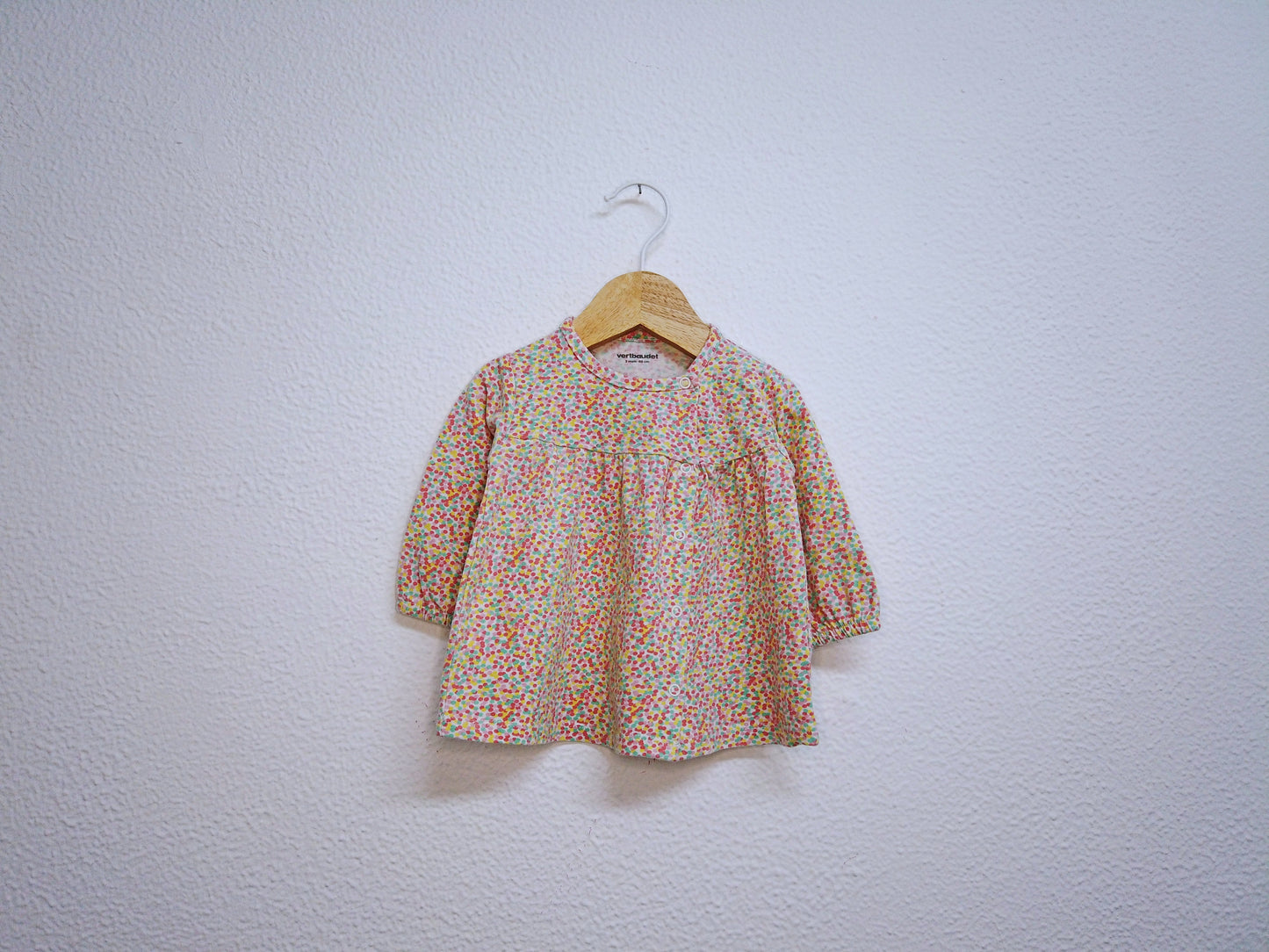 Camisola de Algodão Fina para Bebé Menina de 1 - 3 meses | Clobies