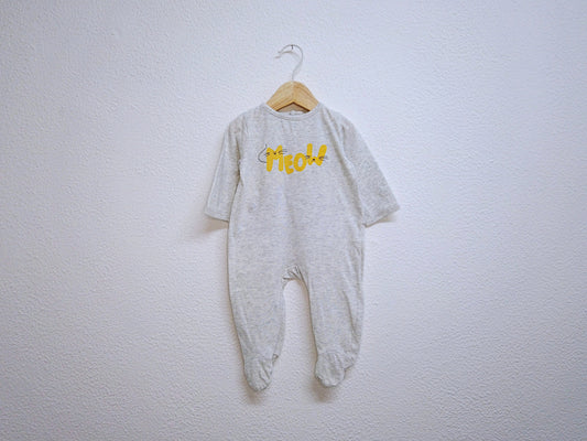 Babygrow c/ pés para Bebé Menina, Bebé Menino de 1 - 3 meses | Clobies