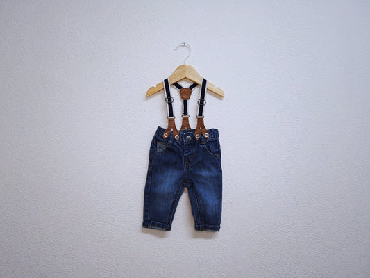 Calças de ganga (jeans) para Bebé Menino de 1 - 3 meses | Clobies