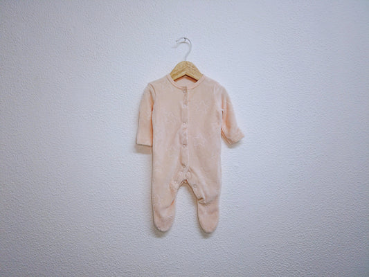 Babygrow c/ pés para Bebé Menina de 0 meses | Clobies