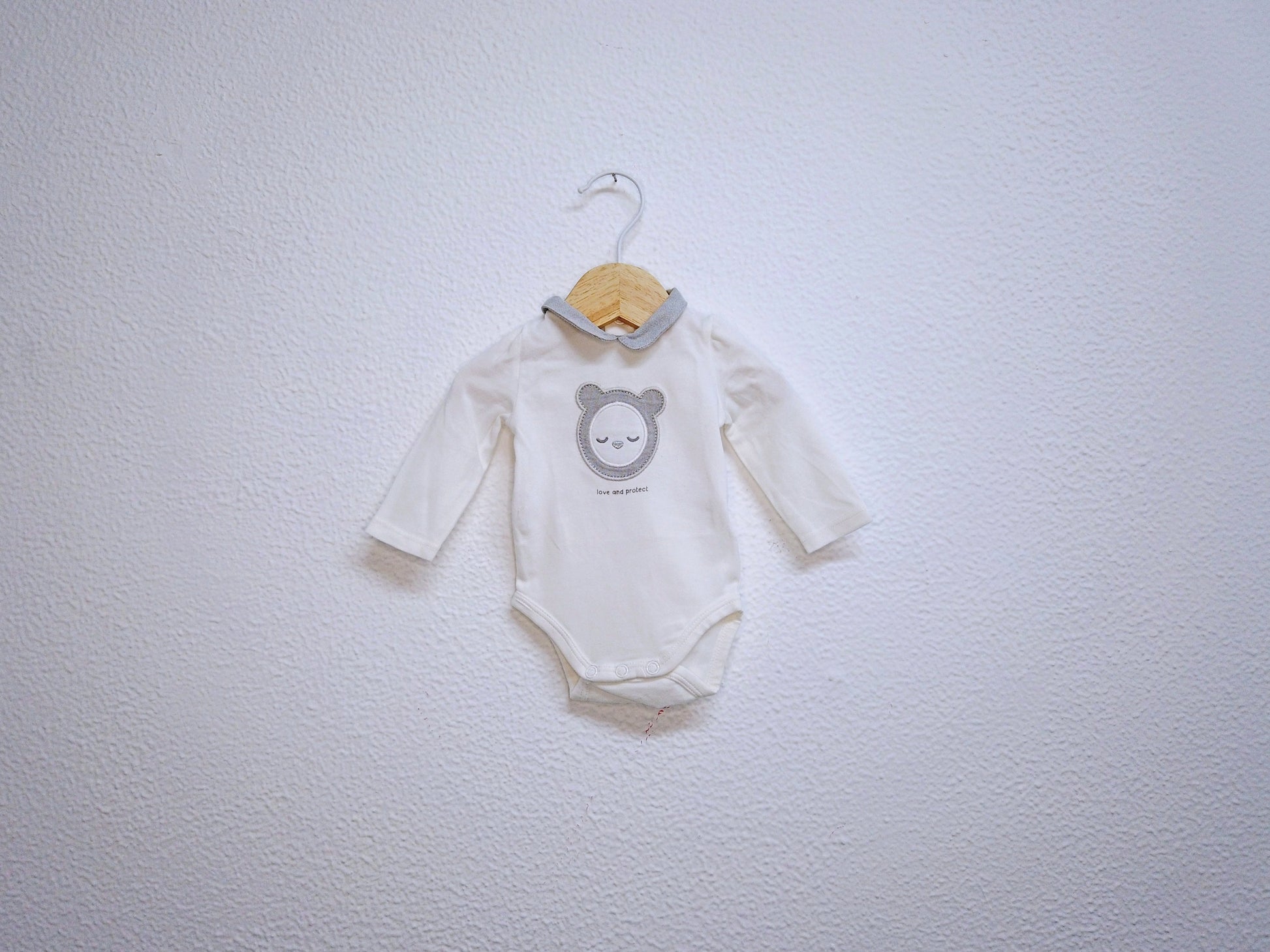 Body com gola manga comprida para Bebé Menina, Bebé Menino de 0/1 meses | Clobies