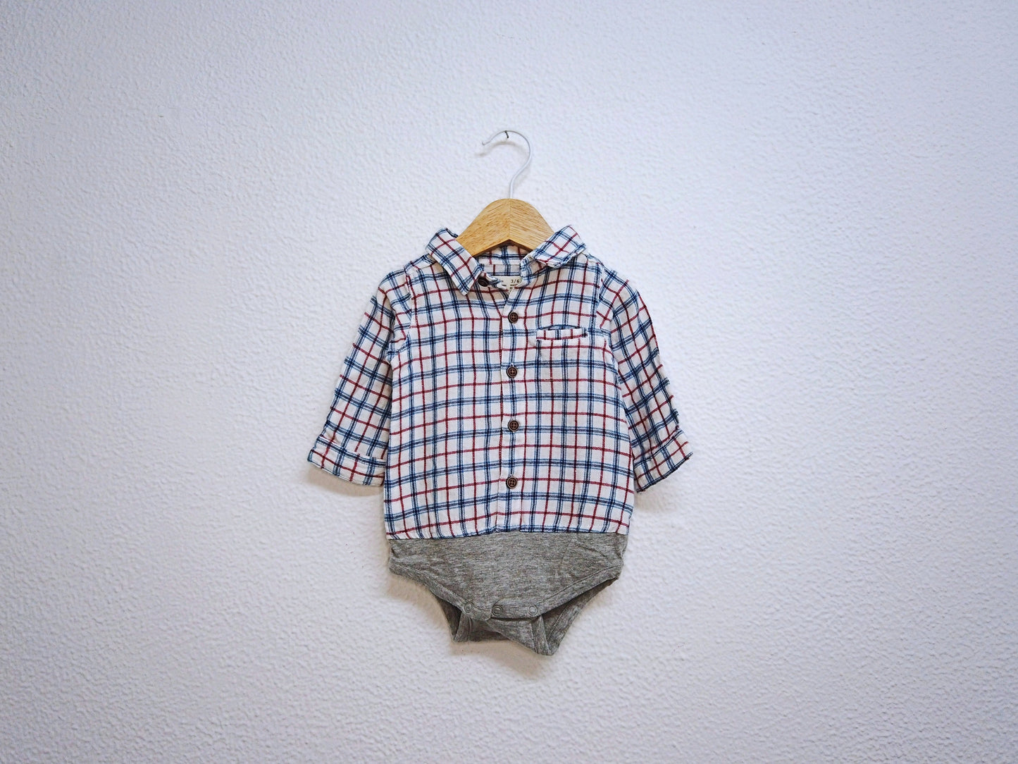 Camisa para Bebé Menino de 3 - 6 meses | Clobies