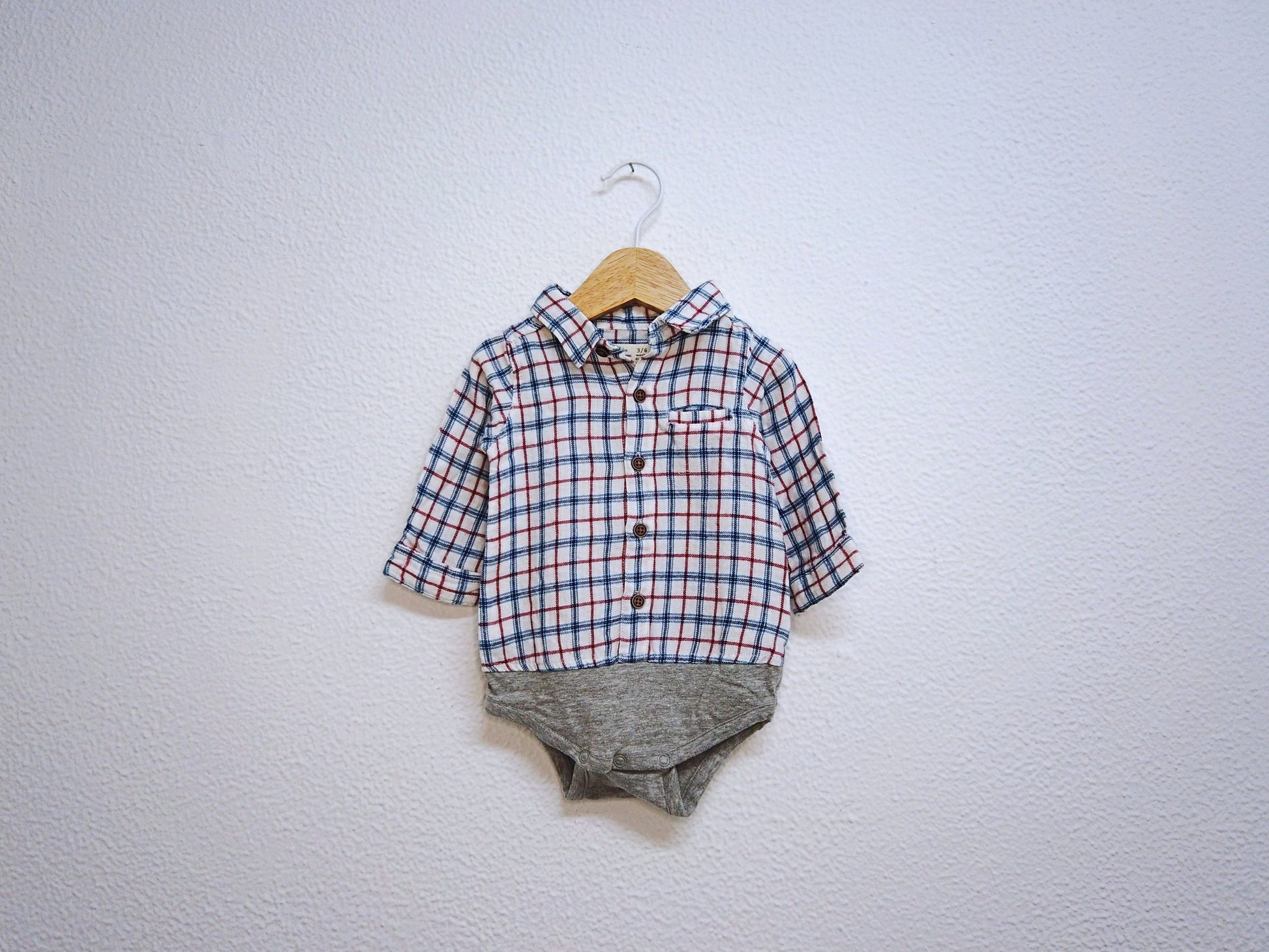 Camisa para Bebé Menino de 3 - 6 meses | Clobies