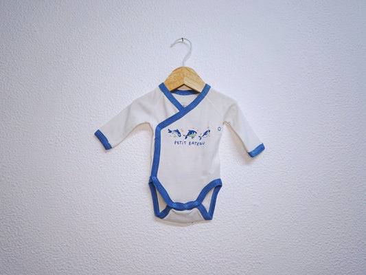 Body manga comprida para Bebé Menino de 0/1 meses | Clobies