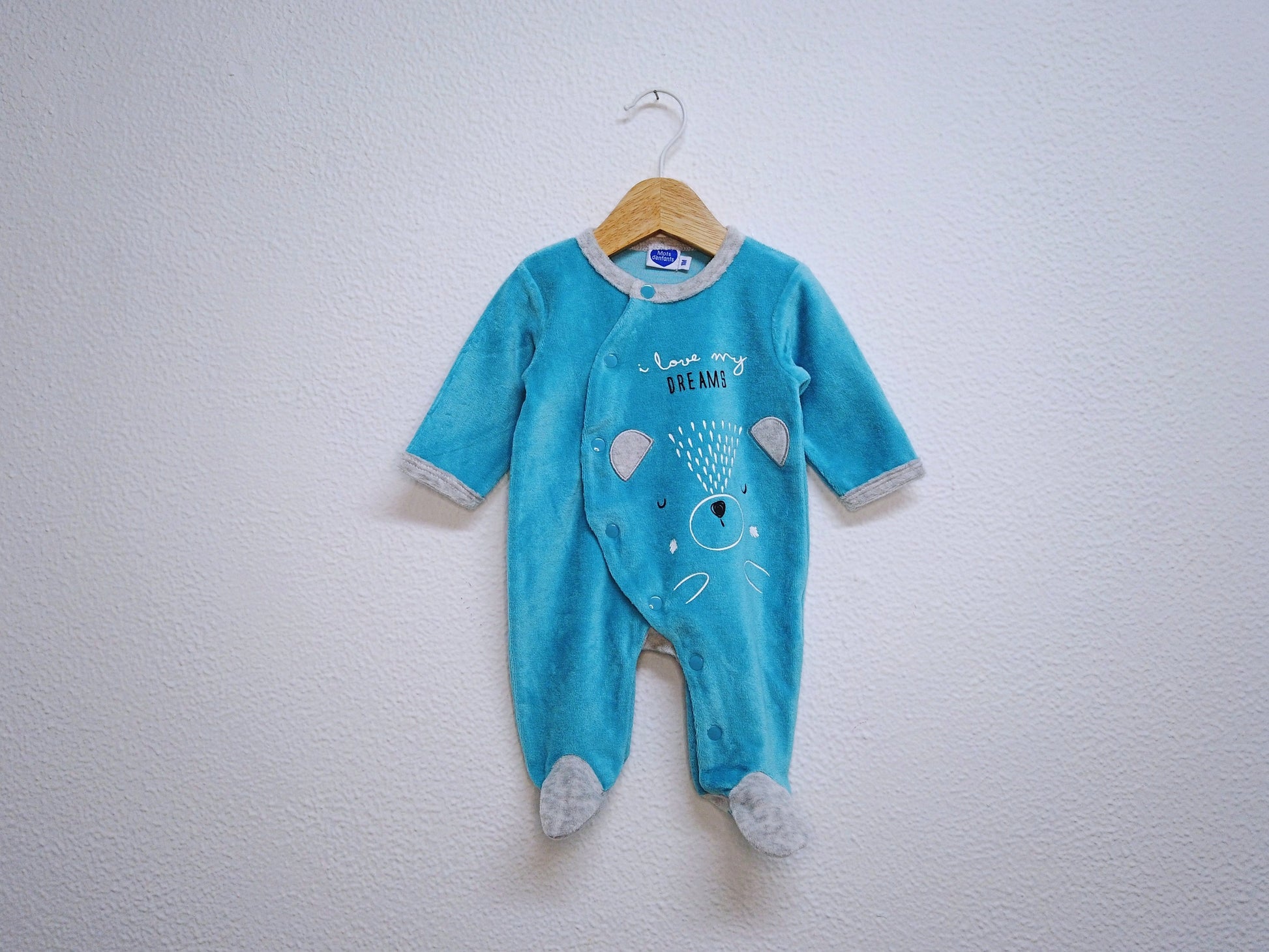 Babygrow c/ pés para Bebé Menina, Bebé Menino de 0/1 meses | Clobies